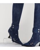 Bottes à bout pointu T Lovely Nik jeans - Talon 7,5 cm