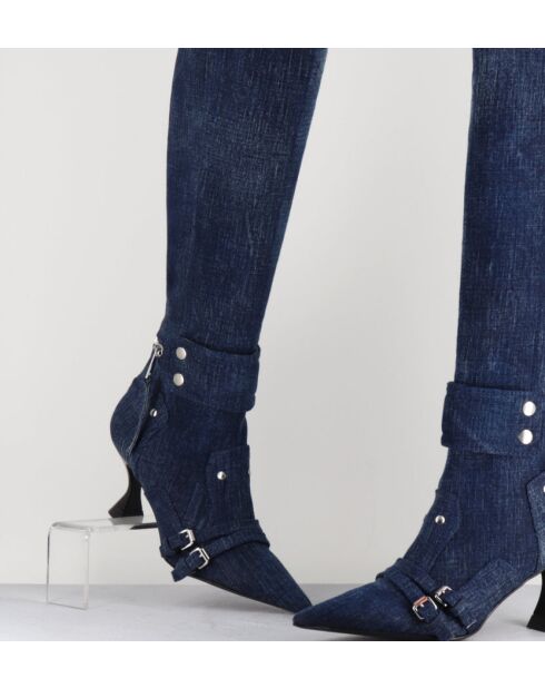 Bottes à bout pointu T Lovely Nik jeans - Talon 7,5 cm