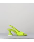 Sandales à talon Cedro jaunes - Talon 7,5 cm
