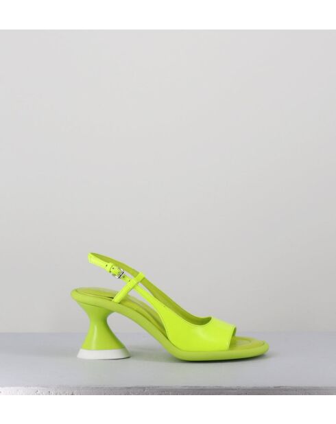 Sandales à talon Cedro jaunes - Talon 7,5 cm