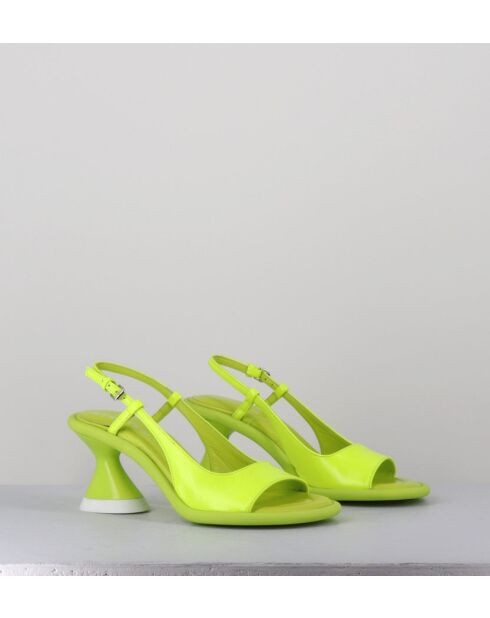 Sandales à talon Cedro jaunes - Talon 7,5 cm