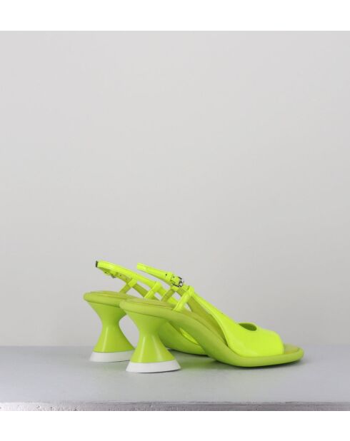 Sandales à talon Cedro jaunes - Talon 7,5 cm