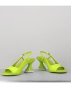 Sandales à talon Cedro jaunes - Talon 7,5 cm