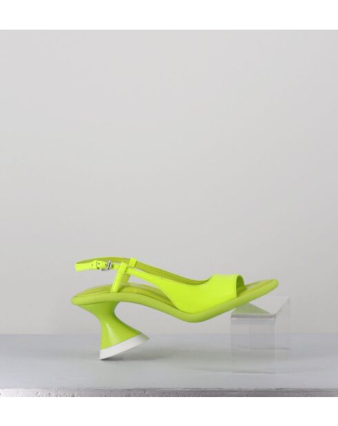 Sandales à talon Cedro jaunes - Talon 7,5 cm