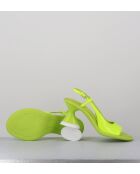 Sandales à talon Cedro jaunes - Talon 7,5 cm