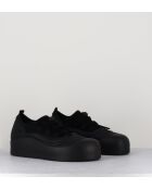 Chaussures en nylon et textile tech 1B4908D noires