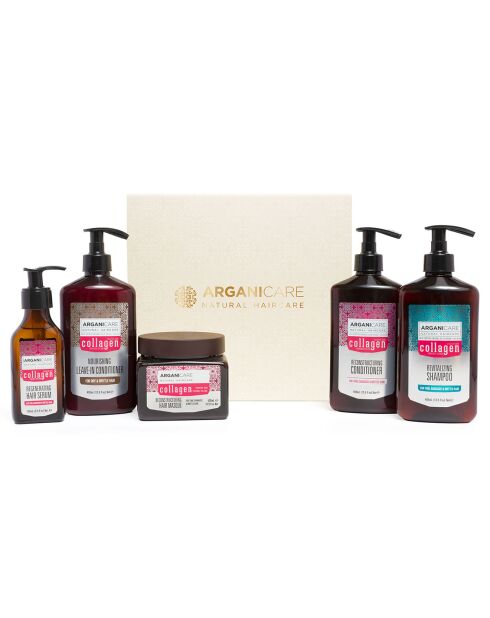 Coffret rituel volume – collagène – cheveux fins, dévitalisés, sans volume – (5 produits) - 400 ml