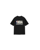 T-shirt nera NBA Essentials