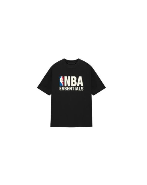 T-shirt nera NBA Essentials