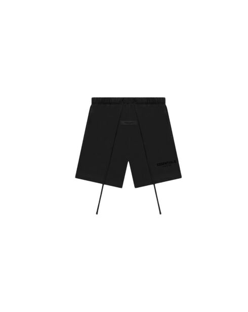 Essentials Stretch-Sweatshort im Limo-Design