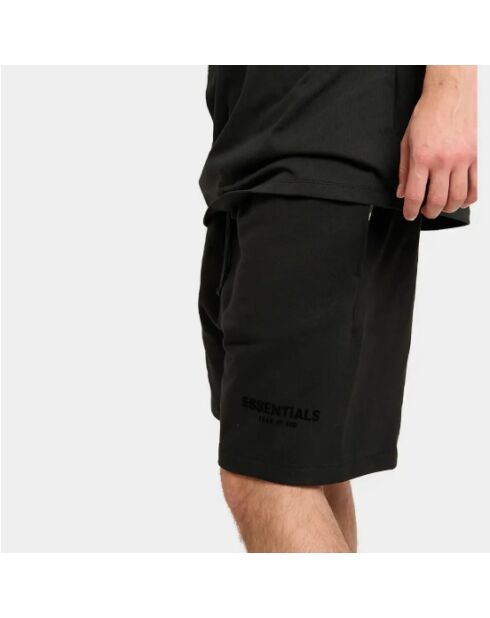 Essentials Stretch-Sweatshort im Limo-Design