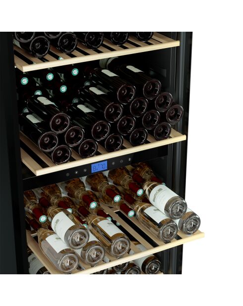 Cave de conservation 149 bouteilles Dual Zone encastrable - 59.5x73.5x140 cm