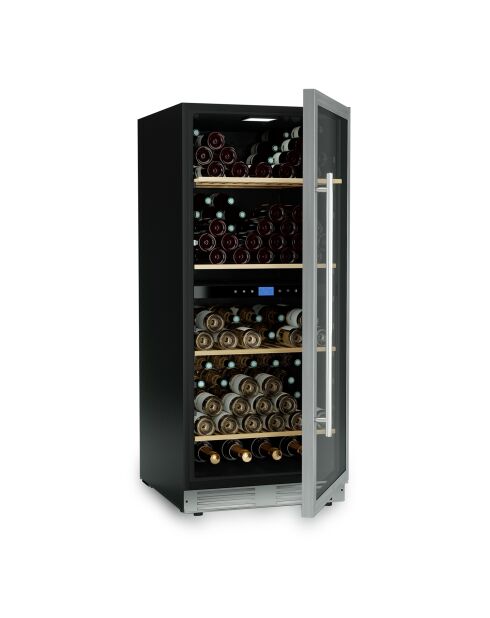 Cave de conservation 149 bouteilles Dual Zone encastrable - 59.5x73.5x140 cm