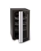 Freistehender Weinschrank aus Silber für 8 Flaschen, 26 x 49,5 x 45,5 cm