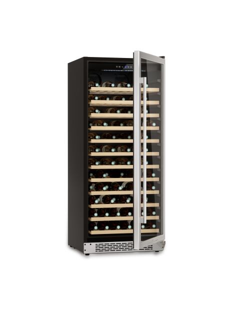 Einbau-Weinkühler aus Edelstahl für 100 Flaschen, 62,5 x 66 x 145,5 cm