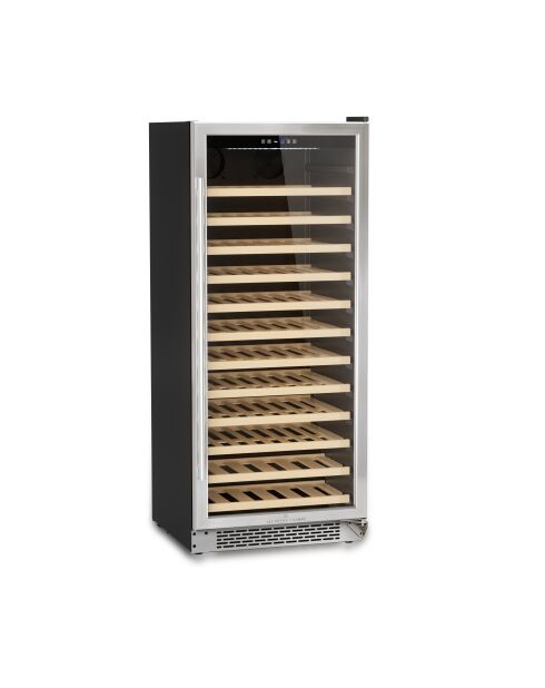 Einbau-Weinkühler aus Edelstahl für 100 Flaschen, 62,5 x 66 x 145,5 cm
