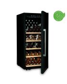Cave à vin 140 bouteilles pose libre noire - 59.6x70x130.5 cm