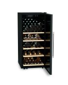 Cave à vin 140 bouteilles pose libre noire - 59.6x70x130.5 cm