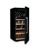 Cave à vin 140 bouteilles pose libre noire - 59.6x70x130.5 cm