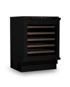 Wijnkelder met 48 flessen, compatibel met zwart keukenfront - 59,5X55X82 cm