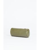 Lanae Täschchen aus olivgrünem Leder - 20x10x3 cm