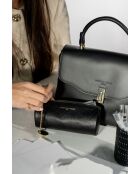 Funda Lanae de piel negra - 20x10x3 cm