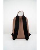 Sac à dos en cuir Libre beige - 25x40x13 cm