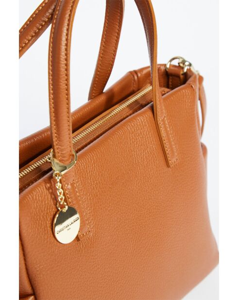 Sac à main en cuir Maeve camel - 20x32x11 cm