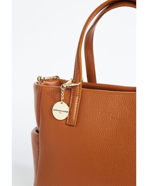 Sac à main en cuir Maeve camel - 20x32x11 cm