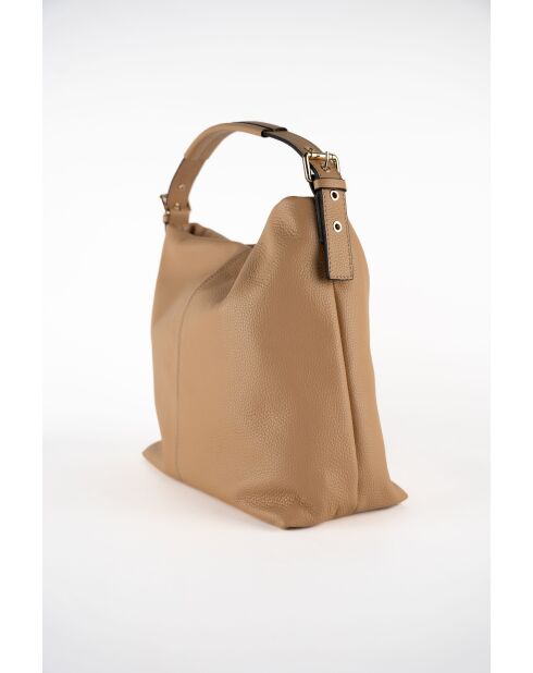Sac Porte épaule en cuir Orient orange clair - 38,5x34x13 cm