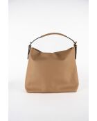 Sac Porte épaule en cuir Orient orange clair - 38,5x34x13 cm