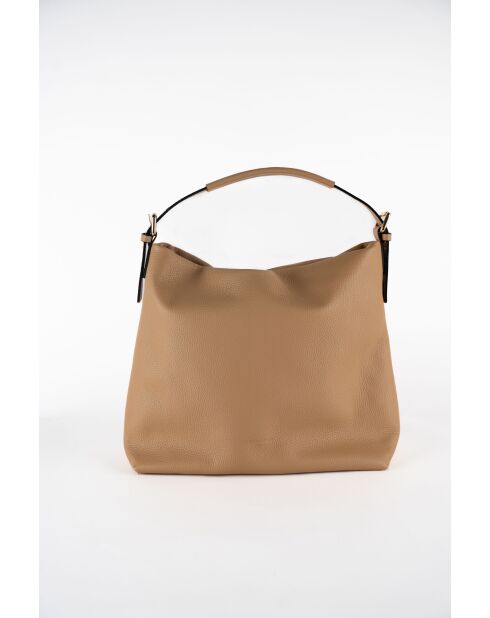 Sac Porte épaule en cuir Orient orange clair - 38,5x34x13 cm