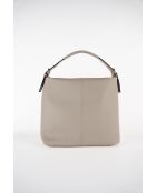 Sac à main en cuir Orient blanc cassé - 38,5x34x13 cm