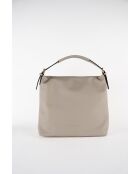 Sac à main en cuir Orient blanc cassé - 38,5x34x13 cm