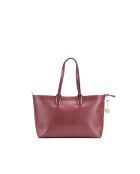 Sac cabas en cuir Serinity bordeaux - 40x22x11,5 cm