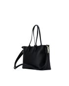 Sac cabas en cuir Serinity noir - 40x22x11,5 cm