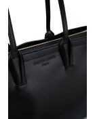 Sac cabas en cuir Serinity noir - 40x22x11,5 cm