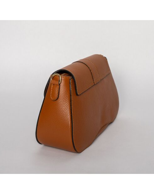 Leorad Schultertasche aus Kamelleder - 20x15x6 cm