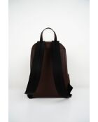 Libre rugzak van mokka leer - 25x40x13 cm