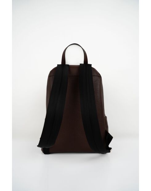 Libre Mokka-Lederrucksack - 25x40x13 cm