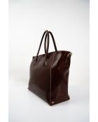 Sac à main en cuir Aurora marron - 39x27x13 cm