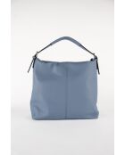 Sac à main en cuir Orient bleu ciel - 38,5x34x13 cm
