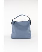 Sac à main en cuir Orient bleu ciel - 38,5x34x13 cm