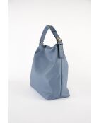 Sac à main en cuir Orient bleu ciel - 38,5x34x13 cm