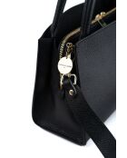 Sac à main en cuir Horizon noir - 26x21x10 cm