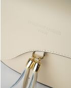 Kena beige leren schoudertas - 22x16x5,5 cm