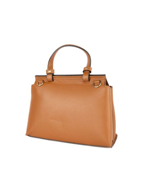 Sac à main en cuir Ciara camel - 27x19x9 cm