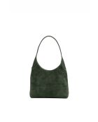 Sac porte épaule en cuir Calma vert - 26x31x5 cm