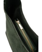 Sac porte épaule en cuir Calma vert - 26x31x5 cm
