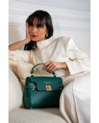 Sac à main en cuir Swang vert - 28x20x11 cm